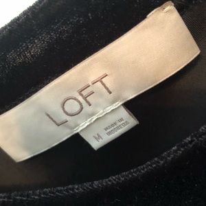 LOFT VELVET Short Sleeve Top